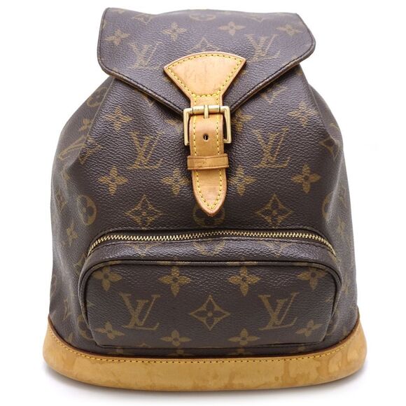 Louis Vuitton Monogram Montsouris MM Brown Backpack - Picture 1 of 8